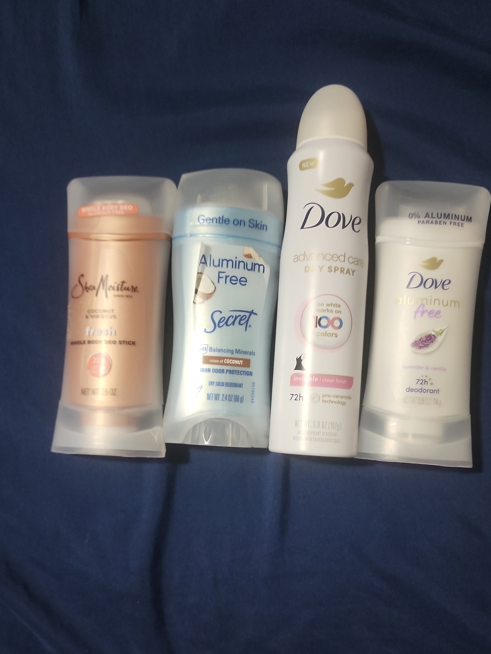 4 new bundle stick andDry Spray Antiperspirant Deodorant - White (72H)